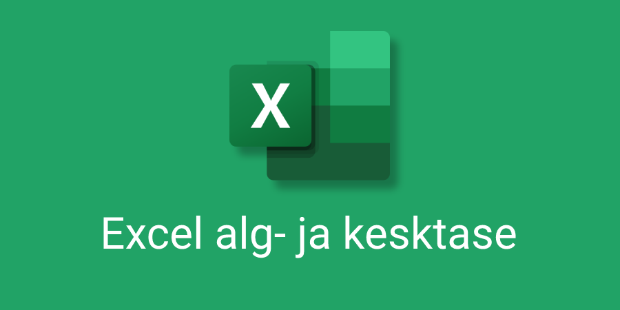 Exceli alg- ja kesktaseme koolituse e-kursus